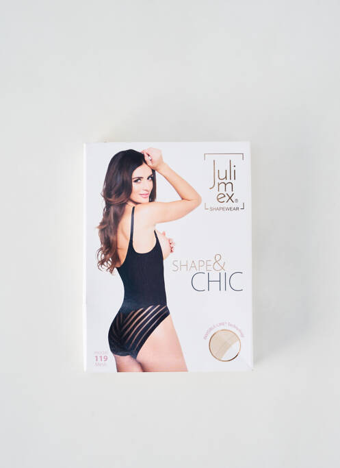 Culotte gainante imprimé rayures chair JULIMEX femme