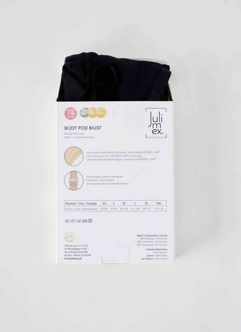 Culotte gainante noir JULIMEX femme