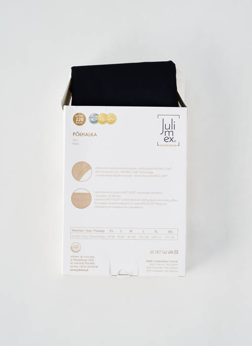 Culotte gainante stretch noir JULIMEX femme