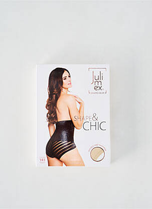 Culotte gainante imprimé rayures chair JULIMEX femme