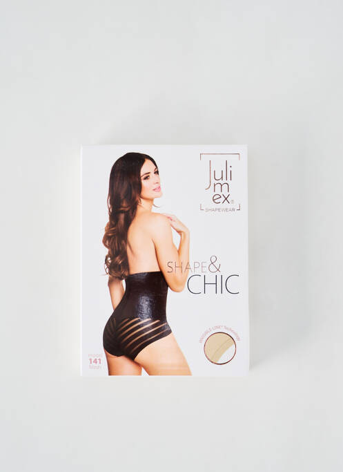 Culotte gainante imprimé rayures chair JULIMEX femme