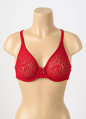 Soutien-gorge légère et transparente haut soutien-gorge emboitant rouge WACOAL femme