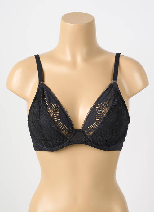Soutien-gorge légère et transparente haut soutien-gorge emboitant noir WACOAL femme