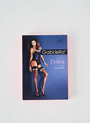 Bas stretch noir GABRIELLA femme