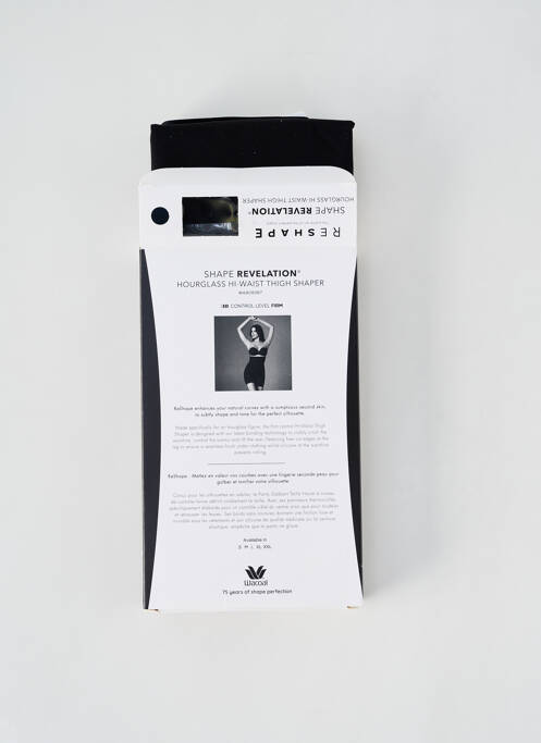 Culotte gainante stretch noir WACOAL femme