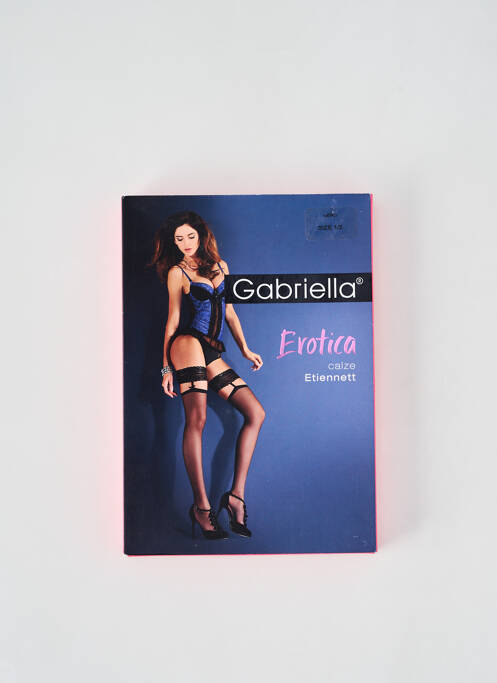 Bas noir GABRIELLA pour femme