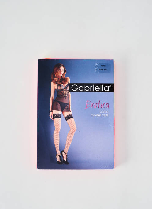Bas noir GABRIELLA pour femme