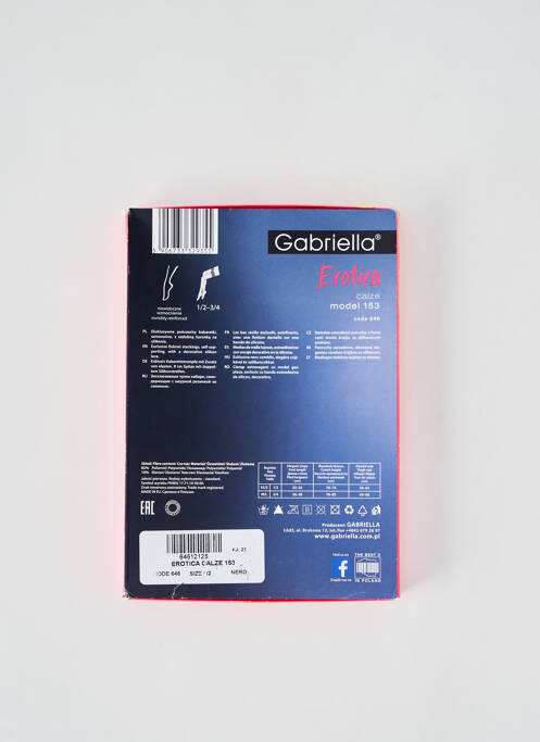 Bas noir GABRIELLA femme