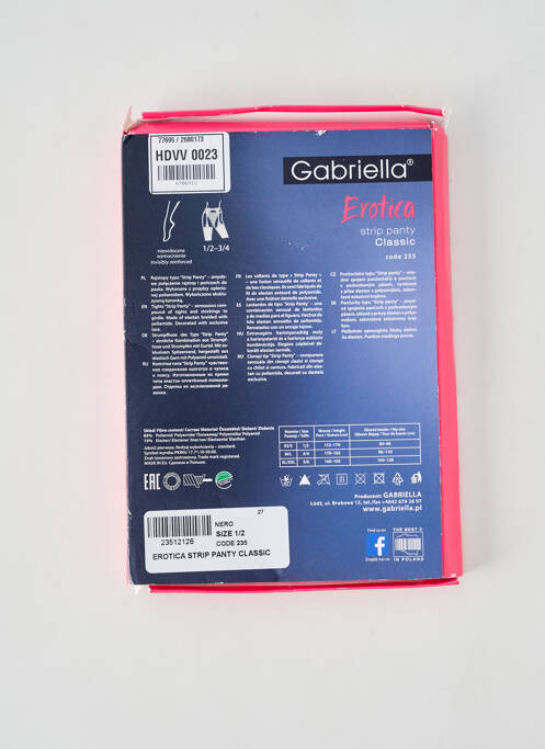 Collants noir GABRIELLA femme