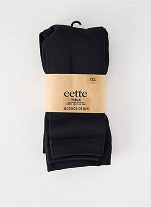 Legging stretch noir CETTE homme