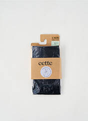 Chaussettes noir CETTE pour femme seconde vue