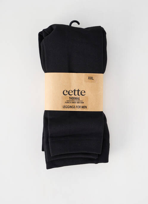 Legging stretch noir CETTE homme