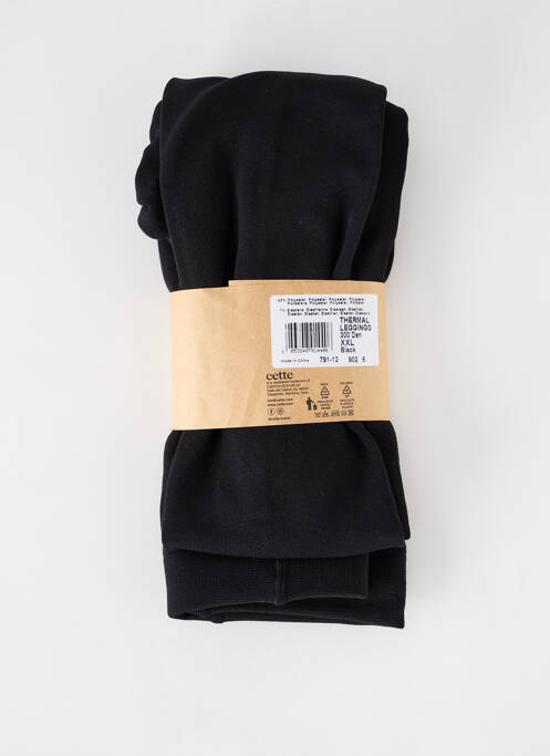 Legging stretch noir CETTE homme