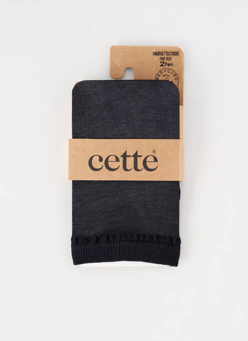 Chaussettes noir CETTE pour femme