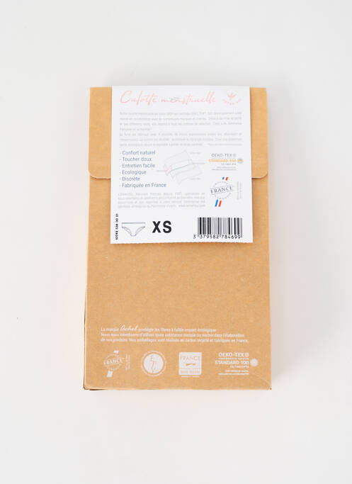 Culotte menstruelle bleu ACHEL femme