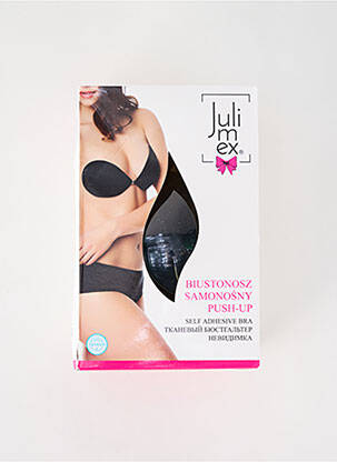 Soutien-gorge sans armature haut soutien-gorge push-up noir JULIMEX femme