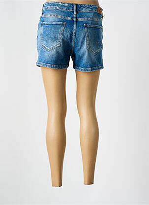 Short tissage denim bleu LE TEMPS DES CERISES femme