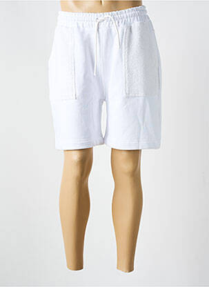 Bermuda taille élastique blanc GERTRUDE homme