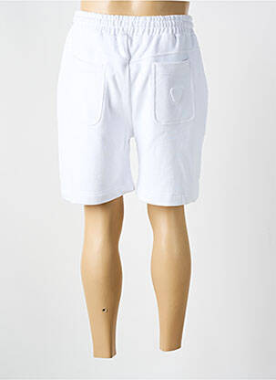 Bermuda taille élastique blanc GERTRUDE homme