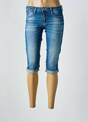 Bermuda bleu LE TEMPS DES CERISES pour femme