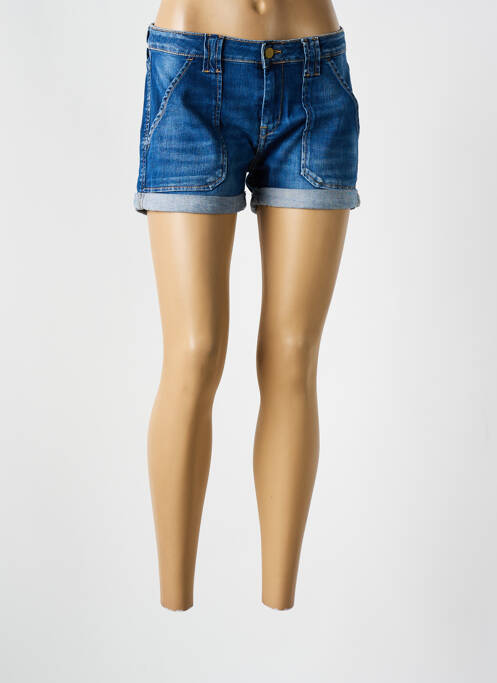 Short bleu LE TEMPS DES CERISES pour femme