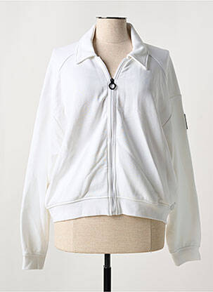 Veste casual fermeture zippée sur le devant blanc JOTT (JUST OVER THE TOP) femme