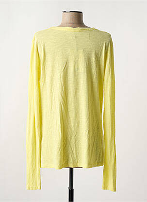 T-shirt manches longues manches longues jaune AMERICAN VINTAGE femme