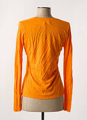 T-shirt manches longues manches longues orange AMERICAN VINTAGE femme