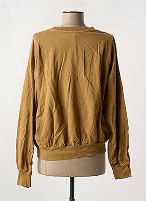 Pull resserrée sur le bas manches longues vert AMERICAN VINTAGE femme