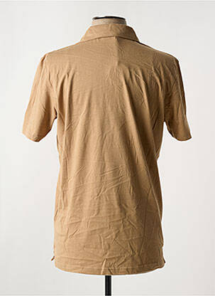 Polo stretch manches courtes marron JOTT (JUST OVER THE TOP) homme