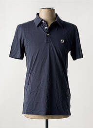 Polo stretch manches courtes bleu fonce JOTT (JUST OVER THE TOP) homme