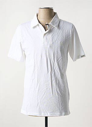Polo coupe cintrée manches courtes blanc HERO SEVEN homme
