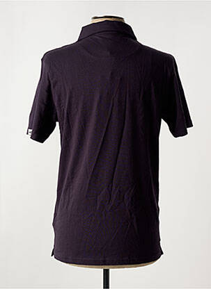 Polo coupe cintrée manches courtes noir HERO SEVEN homme