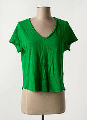 T-shirt vert AMERICAN VINTAGE pour femme seconde vue