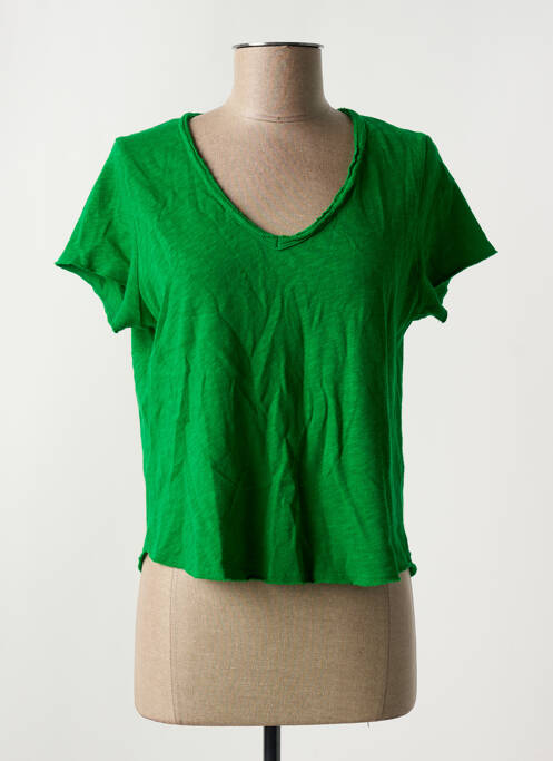 T-shirt vert AMERICAN VINTAGE pour femme