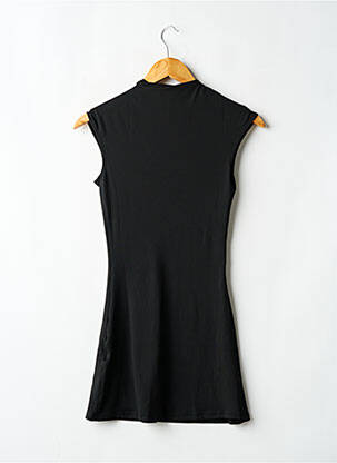 Tunique manches courtes coupe cintrée noir PEPPERMAYO femme