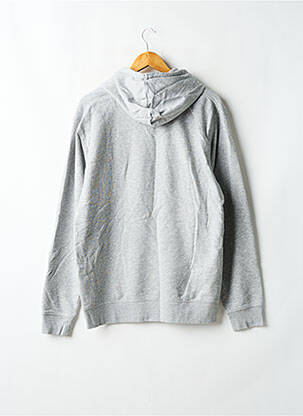 Sweat-shirt à capuche broderie manches longues gris STANLEY & STELLA femme