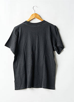 T-shirt coupe droite manches courtes gris RAILS femme