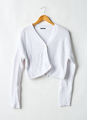 Gilet manches longues stretch blanc TEZENIS femme