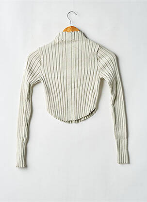 Pull coupe cintrée fines bretelles vert BERSHKA femme
