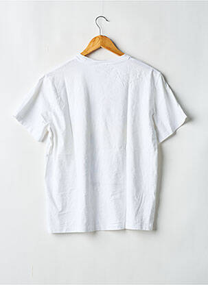 T-shirt coupe droite manches courtes blanc FROM FUTURE femme