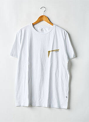 T-shirt imprimé fantaisie manches courtes blanc JIMMY LION femme