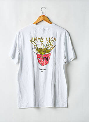 T-shirt imprimé fantaisie manches courtes blanc JIMMY LION femme