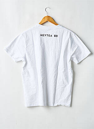 T-shirt coupe droite manches courtes blanc SANS MARQUE femme