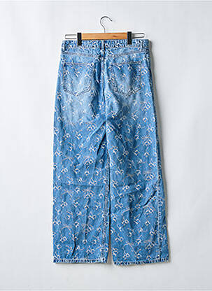 Jeans coupe large  taille normale bleu BERSHKA femme