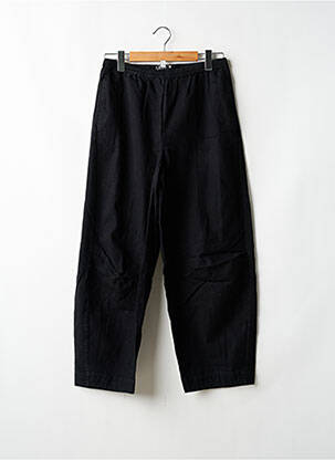 Pantalon droit tissage popeline taille normale noir COS femme