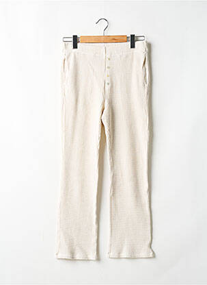 Pantalon droit stretch taille normale beige & OTHER STORIES femme
