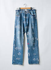 Jeans coupe droite bleu H&M femme seconde vue