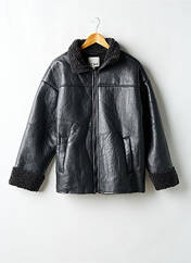 Manteau court gris ICHI femme seconde vue