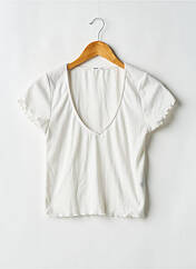 T-shirt blanc UNDIZ femme seconde vue